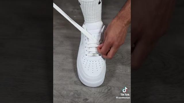 How to correctly lace air force 1 How to correctly lace air force 1