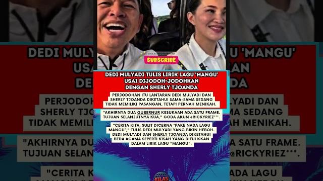 Dedi mulyadi tulis lirik lagu 'mangu' usai dij0d0h-j0d0hk4n dengan sherly tjoanda #shorts #mangu Dedi mulyadi tulis lirik lagu 'mangu' usai dij0d0h-j0d0hk4n dengan sherly tjoanda #shorts #mangu