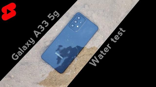 Samsung galaxy a33 5g water test #shorts Samsung galaxy a33 5g water test #shorts