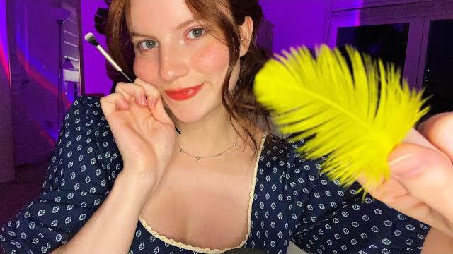 Asmr tickling you with tickle tools 🪶 Asmr tickling you with tickle tools 🪶