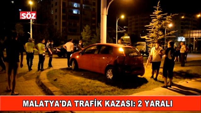 Malatya'da trafik kazası: 2 yaralı Malatya'da trafik kazası: 2 yaralı