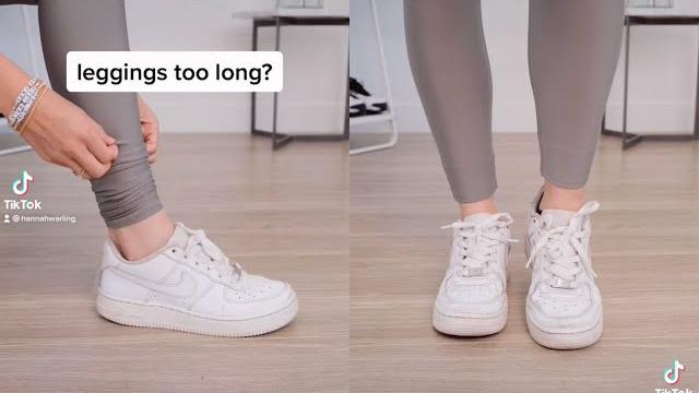 Leggings too long? Leggings too long?