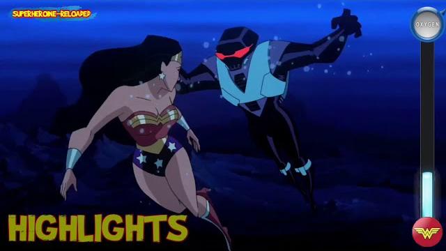 Wonder-woman in deep water Wonder-woman in deep water