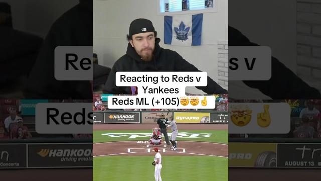 Elly!! #mlb#reds#yankees#cincinnatireds#newyorkyankees#sportsbetting#mlbbaseball#reaction#baseball Elly!! #mlb#reds#yankees#cincinnatireds#newyorkyankees#sportsbetting#mlbbaseball#reaction#baseball