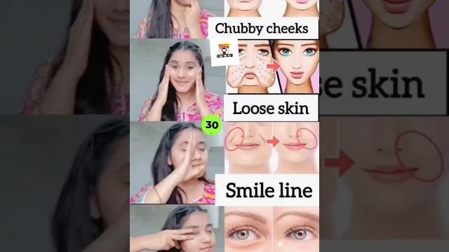 Chubby cheeks, loose skin face yoga #smileface #smilelines #eyebags #facecam #glowingskin #short Chubby cheeks, loose skin face yoga #smileface #smilelines #eyebags #facecam #glowingskin #short