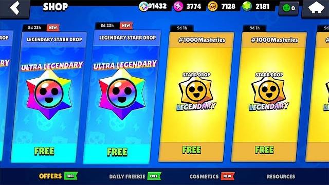 Free new legendary starr drop brawl stars new update Free new legendary starr drop brawl stars new update