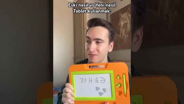 Eski nesil ve yeni nesil tablet kullanmak Eski nesil ve yeni nesil tablet kullanmak