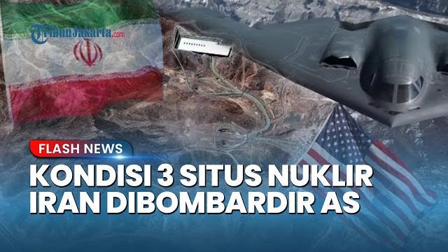 Kondisi 3 situs nuklir iran setelah dihantam serangan as, kawah kawah terlihat di situs fordow Kondisi 3 situs nuklir iran setelah dihantam serangan as, kawah kawah terlihat di situs fordow