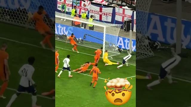 Denzel dumfries unbelievable save vs england euro2024 , slow motion #football #netherlands Denzel dumfries unbelievable save vs england euro2024 , slow motion #football #netherlands