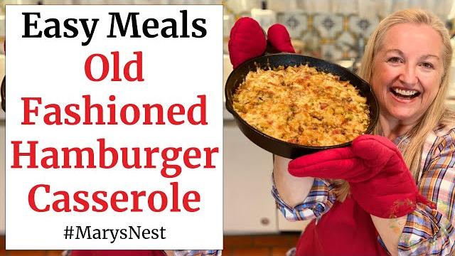 Old fashioned hamburger casserole recipe Old fashioned hamburger casserole recipe