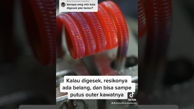 Jangan gesek coil saat dryburn Jangan gesek coil saat dryburn