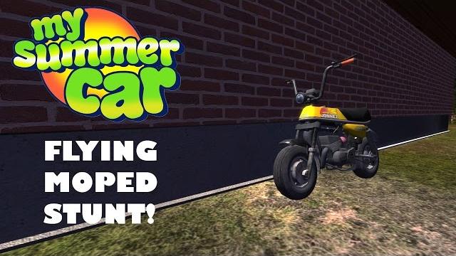 My summer car: flying moped stunt! My summer car: flying moped stunt!