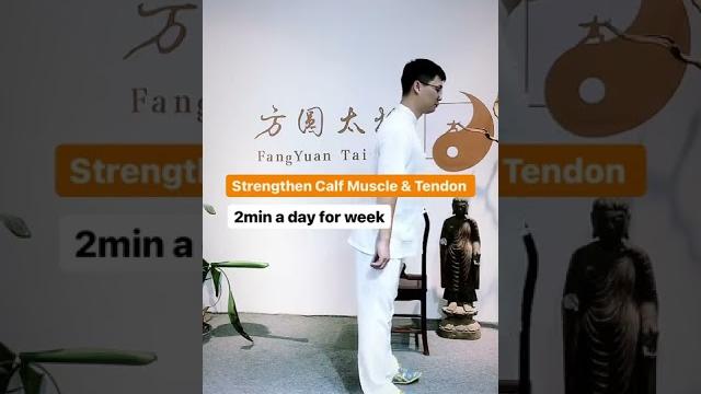 Strengthening calf muscle and tendon #taichi #太极拳 #qigong #气功 #meditation #kungfu #功夫 #martialarts Strengthening calf muscle and tendon #taichi #太极拳 #qigong #气功 #meditation #kungfu #功夫 #martialarts