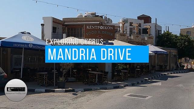 A 4k drive through mandria, cyprus august 2021 A 4k drive through mandria, cyprus august 2021