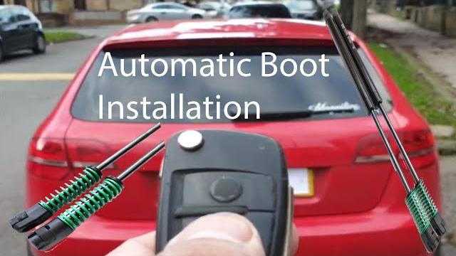 Audi a3 s3 8p automatic boot trunk 5 minute installation Audi a3 s3 8p automatic boot trunk 5 minute installation