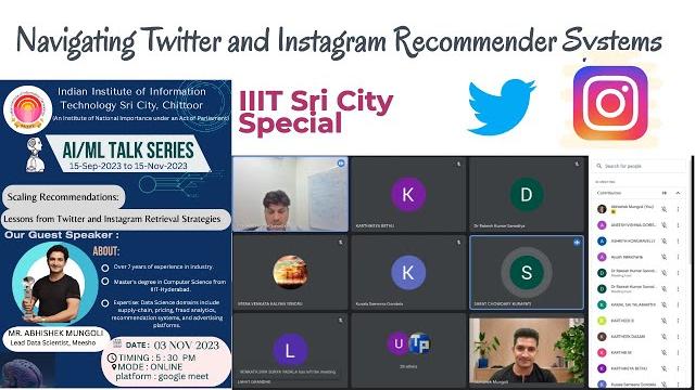 Iiit sricity special: navigating twitter and instagram recommender systems | machine learning ai ds Iiit sricity special: navigating twitter and instagram recommender systems | machine learning ai ds