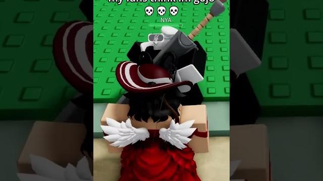 Gojo backshots meme #roblox #shorts Gojo backshots meme #roblox #shorts