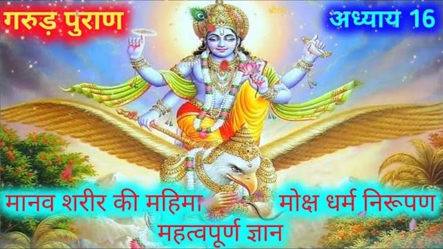 गरुड़ पुराण सोलहवाँ अध्याय | मानव शरीर की महिमा ,मोक्ष धर्म निरूपण, महत्वपूर्ण ज्ञान @dharmikpariwar गरुड़ पुराण सोलहवाँ अध्याय | मानव शरीर की महिमा ,मोक्ष धर्म निरूपण, महत्वपूर्ण ज्ञान @dharmikpariwar