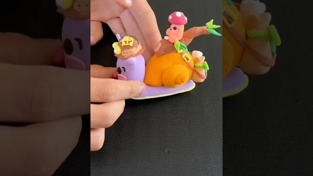 Diy air dry clay a snail diy snail house | air dry clay craft | gift ideas#snail #cute #shorts Diy air dry clay a snail diy snail house | air dry clay craft | gift ideas#snail #cute #shorts