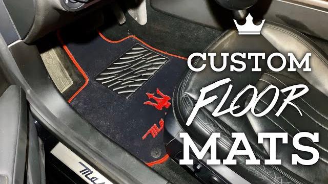 Custom logo maserati ghibli floor mats review Custom logo maserati ghibli floor mats review