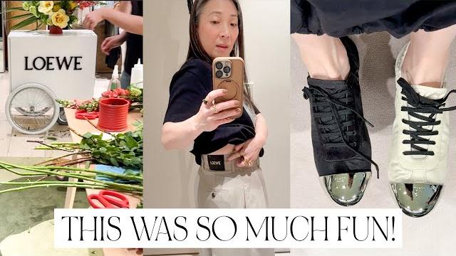 Loewe floral event! prada shopping | zara haul | pr haul Loewe floral event! prada shopping | zara haul | pr haul