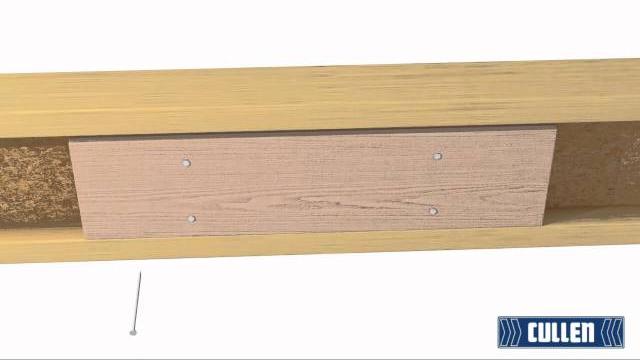 How to fix backer blocks to i-joists How to fix backer blocks to i-joists