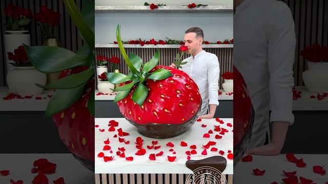 Chocolate covered strawberry! the perfect valantine's day gift! #amauryguichon #valentinesday Chocolate covered strawberry! the perfect valantine's day gift! #amauryguichon #valentinesday