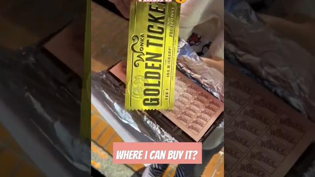 Discover the secret of shocolate wonka: unboxing the golden ticket #wonka #goldenticket #shokolad Discover the secret of shocolate wonka: unboxing the golden ticket #wonka #goldenticket #shokolad
