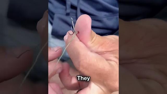 Fishing hook got stuck Fishing hook got stuck