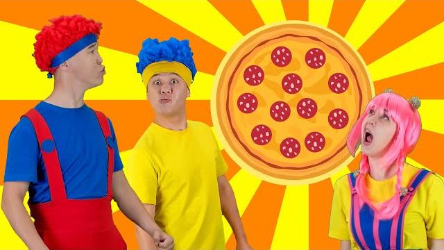 Pepperoni & macaroni with puppets | d billions kids songs Pepperoni & macaroni with puppets | d billions kids songs