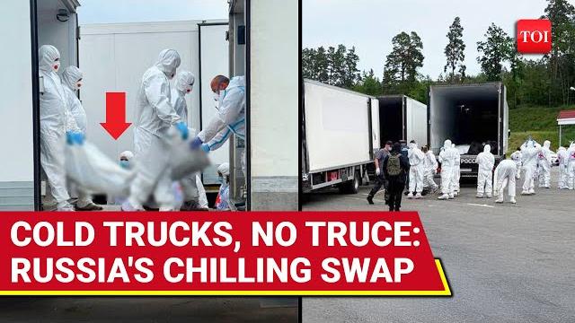 Kyiv 'kneels' after moscow's attack | watch russia-ukraine's chilling swap of troop corpses Kyiv 'kneels' after moscow's attack | watch russia-ukraine's chilling swap of troop corpses