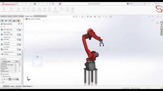 Solidshots- sw2016 top ten new features: #10- mate controller - free solidworks tutorial Solidshots- sw2016 top ten new features: #10- mate controller - free solidworks tutorial