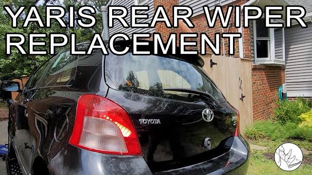 How to replace rear wiper - toyota yaris How to replace rear wiper - toyota yaris