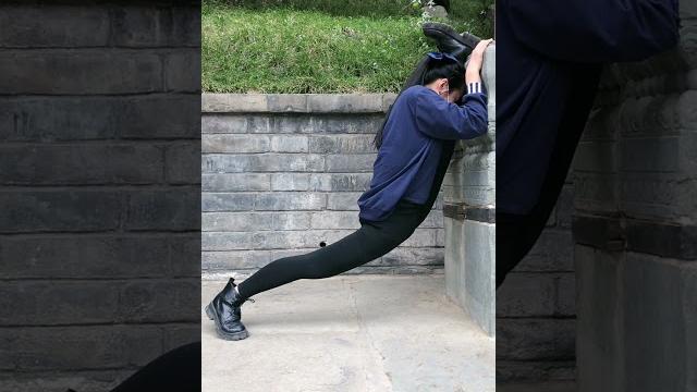 这腿有多少度 #柔术 这腿有多少度 #柔术