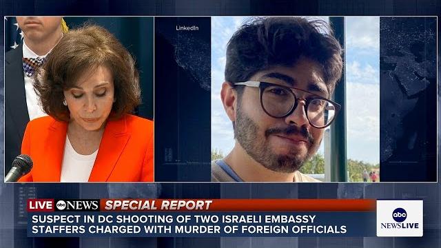 Officials update on deadly shooting of israeli embassy staffers: abc news special report Officials update on deadly shooting of israeli embassy staffers: abc news special report