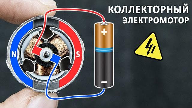 Как работает коллекторный электродвигатель постоянного тока. самое понятное объяснение! #shorts Как работает коллекторный электродвигатель постоянного тока. самое понятное объяснение! #shorts