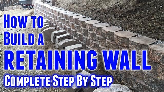 How to build a retaining wall (step-by-step) How to build a retaining wall (step-by-step)