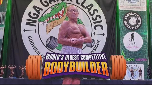 100-year-old man competes in bodybuilding competition 100-year-old man competes in bodybuilding competition