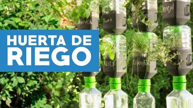 How to make a drip irrigation garden with recycled bottles How to make a drip irrigation garden with recycled bottles