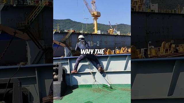Why ships throw a rope before docking Why ships throw a rope before docking