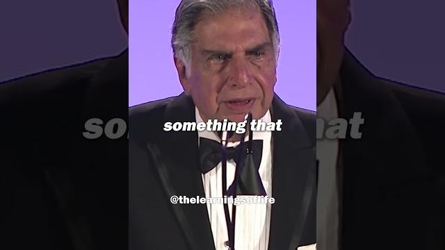 Ratan tata speech | inspirational speech Ratan tata speech | inspirational speech