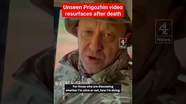 Unseen prigozhin video resurfaces after death Unseen prigozhin video resurfaces after death