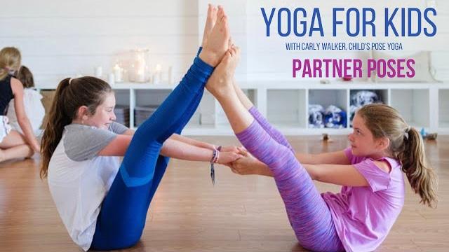 Kids yoga | partner poses| child's pose yoga Kids yoga | partner poses| child's pose yoga