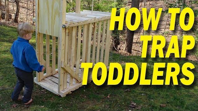 How to trap and relocate children - parenting hack How to trap and relocate children - parenting hack