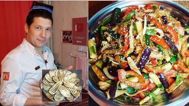 Баклажонли ёзги салат/ самый вкусный салат из баклажаны Баклажонли ёзги салат/ самый вкусный салат из баклажаны