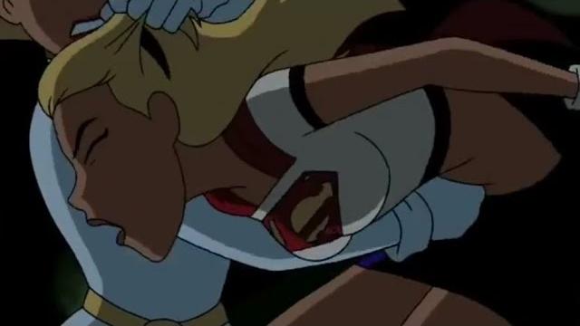 Supergirl belly punch Supergirl belly punch