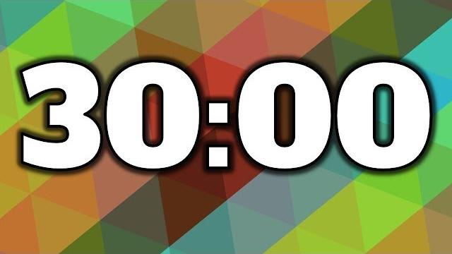 30 minute timer 30 minute timer