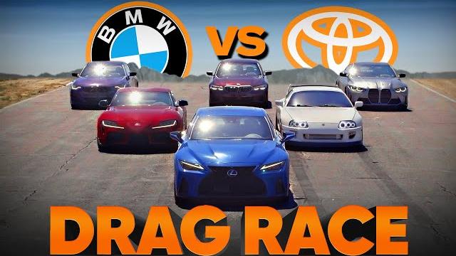 Toyota battles bmw: 1400-hp 2jz supra vs s58 bmw m4 vs lexus v8 — cammisa's drag race replay Toyota battles bmw: 1400-hp 2jz supra vs s58 bmw m4 vs lexus v8 — cammisa's drag race replay