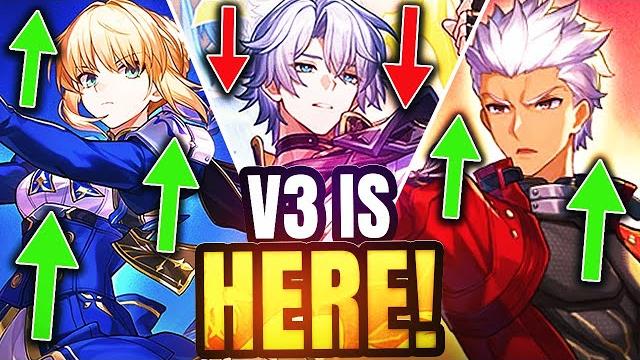 Crazy v3 changes for star rail 3.4 characters (& fate units)!? phainon now even worse!? Crazy v3 changes for star rail 3.4 characters (& fate units)!? phainon now even worse!?