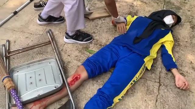 Triage simulation (earthquake natural disaster) Triage simulation (earthquake natural disaster)